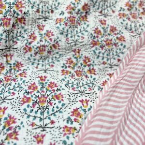 Coton matelassé Indien – Letty laize 1,05m x 0,10m
