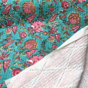 Coton matelassé Indien – Manon laize 1,05m x 0,10m