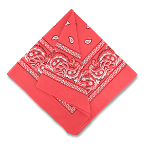 Bandana corail 50x50cm