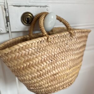 Panier en osier naturel, 34x13x18cm