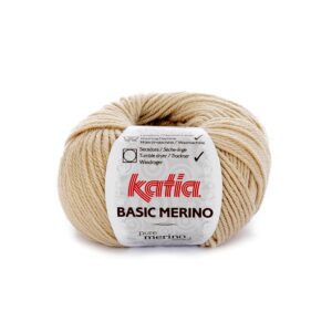 Basic Merino Katia 50g. coloris 010-Beige très clair