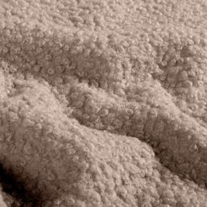 Tissu style lainage bouclé coloris beige clair laize 1,50m x 0,10m (minimum commande 50cm)