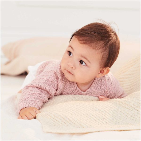 Pelote laine mérinos ultra douce pour bébé - vert x10 - 25 gr