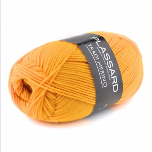 Tradi Merino Plassard 50g. coloris 43-jaune – laine chaussettes mais pas que…