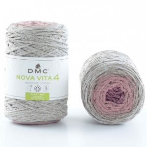 Nova Vita 4 – coton recyclé DMC 250g-200m – Coloris 103-Beige rose dégradé