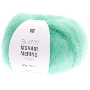 Fashion Mohair Merino Rico Design 50g coloris 021-Turquoise