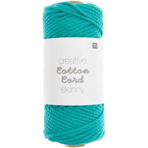 Creative Cotton Cord Skinny Rico Design coloris turquoise