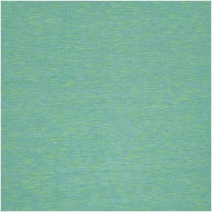 Jersey coton-viscose Rico Design moucheté coloris turquoise/vert fluo laize 1,60m x 10cm (minimum commande 50cm)
