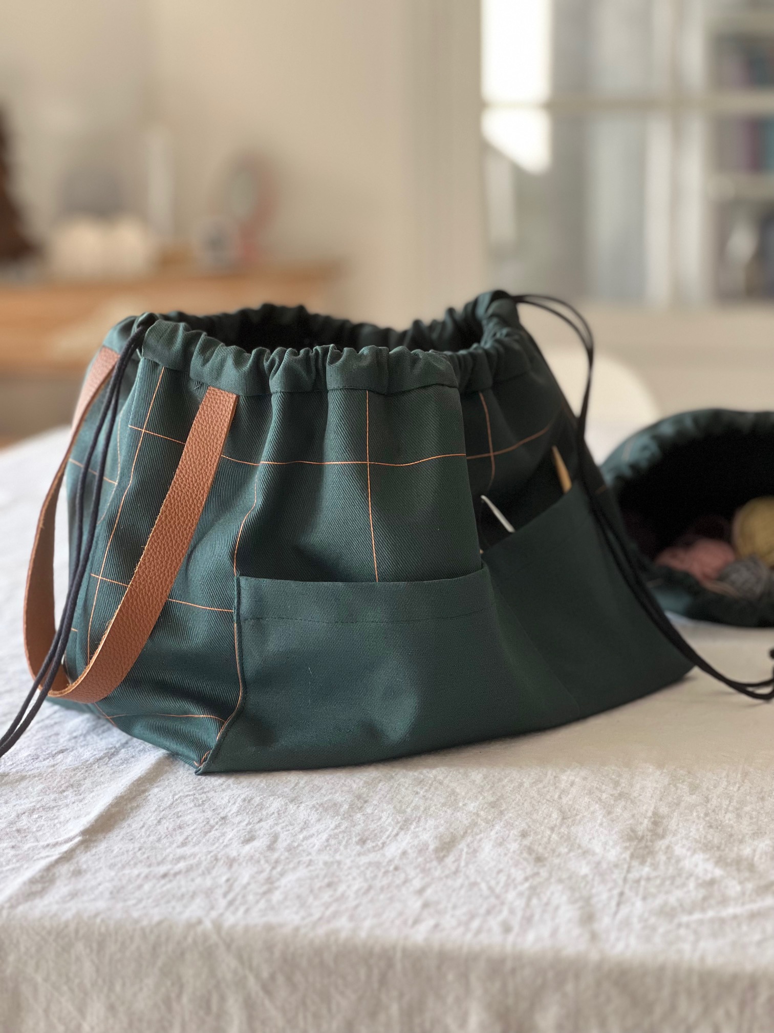 Project bags : le sac à projets et son pochon pour vos ouvrages – L'Atelier  d'Archibald