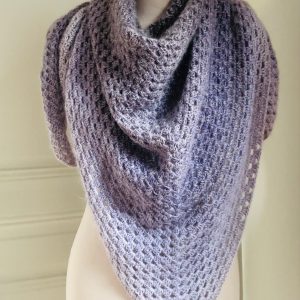 Kit Crochet ou tricot - Écharpe rayée easy - Chouette Kit