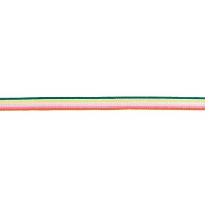 Ruban Rainbow rayé multiciolore 2m x 10mm