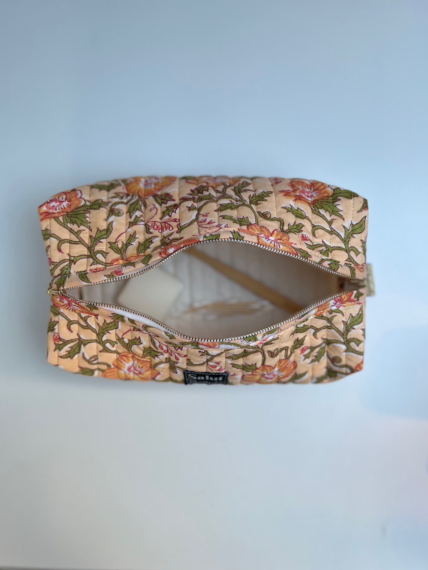 Jolly Wood : Kit à coudre trousse de toilette matelassée en tissu indien -  Augustine