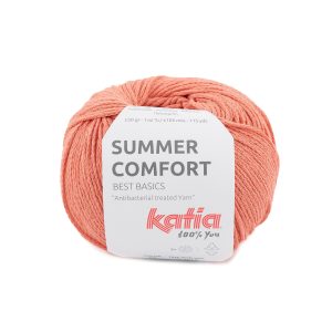 Summer Comfort Katia 50g. coloris 68-corail